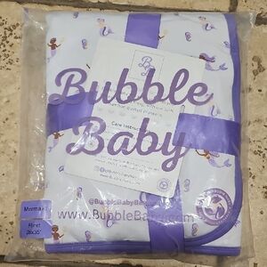 Purple Mermaid Baby Bamboo Blanket NIB 26x35 Car Seat Blanket Lovey